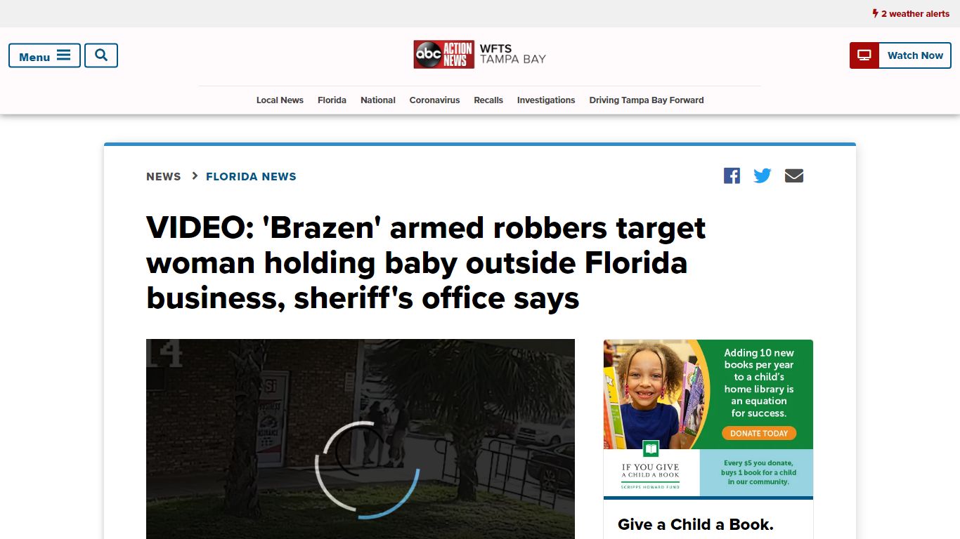 VIDEO: 'Brazen' armed robbers target woman holding baby, sheriff's ...
